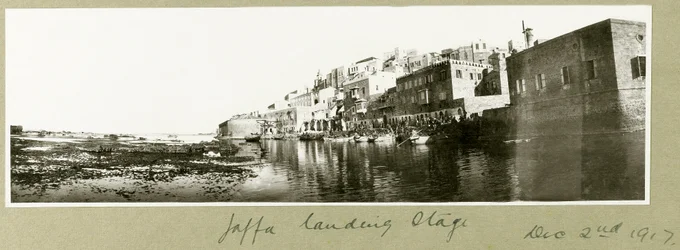 Landsteg i Jaffa, 2 december 1917
